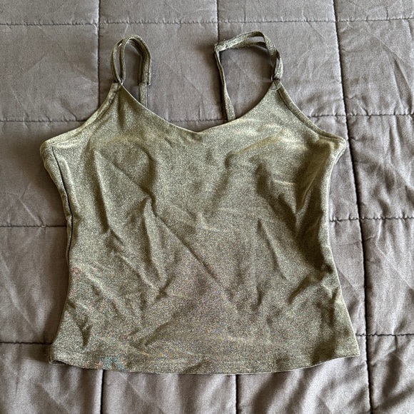 Metallic Gold Women's Top - Picture 1 of 3